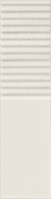 Плитка Groove White Sugar 2 STR 29.8x7.8x1
