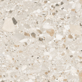 Керамогранит Terazzo Кремовый матовый карвинг 60x60