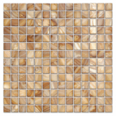 Мозаика Glass Coffee Shellx2.5 30x30