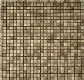 Мозаика Pixmosaic Венеция Light Emperador матовая 10x10 305х305x6
