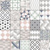 Керамогранит Alma Ceramica Fokus Матовый карвинг 600x600x9