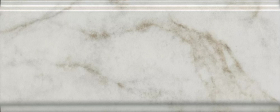 BDA025R Бордюр Kerama Marazzi Серенада Белый Глянцевый Обрезной 30x12