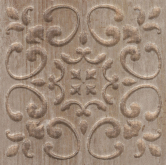 STG/B481/SG1550 Декоративная вставка Kerama Marazzi Браш Вуд Коричневый B481 9.9x9.9