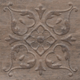 STG/C482/SG1550 Декоративная вставка Kerama Marazzi Браш Вуд Коричневый темный C482 9.9x9.9