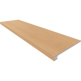 Set/Steptrade/CW04_NR/33x120x9/Riser/CW04_NR/14,5x120x9 Ступень Estima Classic Wood Ступени Estima Комплект CW04 Медовый дуб ( 33x120x9 Неполированный прямоугольный бортик без насечек + Подступенокх9) 33x120