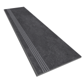 Steptrade/LN04_NS/30x120x9 Ступень Estima Luna Ступени Estima LN04 Черный Неполированная с насечкамиx9 30x120
