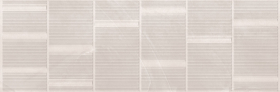 871 Плитка Eurotile Continuo Eurotile Айвори рельеф мелкие линии 32.5x100