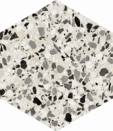 123382 Керамогранит DNA Tiles Terrazzo DNA Tiles Grey 32x36.8