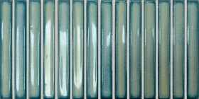 133481 Плитка DNA Tiles Osaka Bars Green 12.5x25