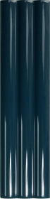 Плитка DNA Tiles Match Curved Midnight Blue Gloss 6.25х25 6.25x25