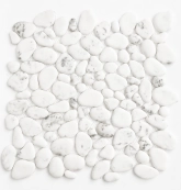 Мозаика Bonaparte Стеклянная мозаика Point Calacatta 30x30