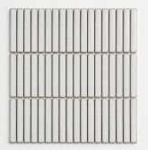 Мозаика Bonaparte Керамическая мозаика Finger white 8х12х92 28.4x29.8
