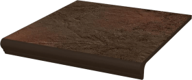 Ступень Semir Brown ступень простая с носиком структурированная 30x33