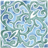 A2255/1146T Декор Византия Зеленый