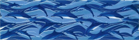 AR132/2828 Декор Дельфины Синий рыбки 28.5x8.5