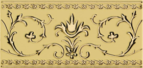 Бордюр Grand Elegance Gold B Narcis A 02 Su Crema