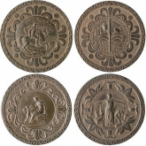 901901 Декоративная вставка Loire Tac. Olambrilla Nummus Circle вставки 10x10