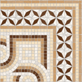 Декор Via Appia Cantonera Paxos-Pr Marron 43.5 43.5x43.5