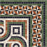 Декор Via Appia Cantonera Paxos-Pr Multicolor 43.5 43.5x43.5