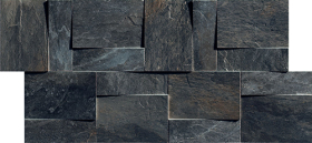 739373 Декор Ardoise Modulo Muretto 3d Noir