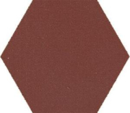 Керамогранит Метлахская плитка 100HEROU hex.10 Red ROU 10x11.5