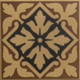 Декор Метлахская плитка 100E010D301 ENC 10 Cognac (Red Black) 10x10