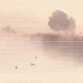 P2-2D199 Панно Classics Пруд (из 2 плиток) 40x40