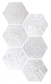 Декор Alchimia Ars Mix 1 Bianco Grigio 26.6x23