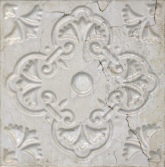 Плитка Aged White Ornato 20x20