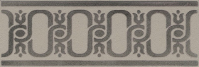 AD/A268/TU0031L Бордюр Мианелла Серый лаппатированный 15x4.9
