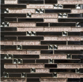 Мозаика Glass Smokey Beige 30x30