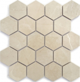 BMB1562M1 Мозаика Marble Porcelain Nuvola beige POL 26.7x30.8