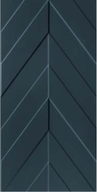 Плитка 4D Chevron Deep Blue Matt Rett 40x80
