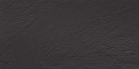 Керамогранит Моноколор Насыщенно-черный рельефный ректифицированный 120x60