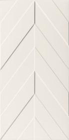 Плитка 4D Chevron White Matt Rett