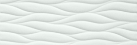 fLMR Плитка Lumina sand art Curve White Matt 25x75