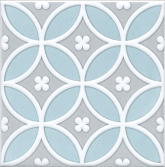 NT/B181/17000 Декор Мурано Голубой обрезн 15x15