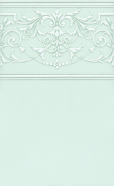 STG/D561/6307 Декор Петергоф Зеленый узор 25x40