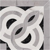 ID71 Декоративная вставка Риальто Серый 20x20