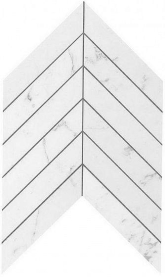 9SCA Декор Marvel Stone Carrara Pure Chevron Wall 30.5x25