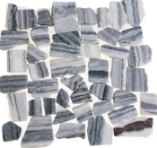 Мозаика Каменная Мрамор серый квадратный 32x32