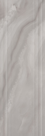 10211012012000 Декор Agatha Line Decor Grey Glossy 40x120