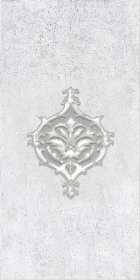 04-01-1-08-04-06-1015-0 Декор Преза Dec. Серый с рисунком 20x40