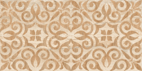 Декор Тиволи Узор беж 3Д тип 1