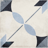 24411 Декор Art Nouveau Arcade Blue 20x20