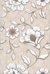 STG/A637/8304 Декор Туари Dec. Цветы бежевый 20x30