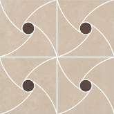 ID109 Декор Версаль Dec. Бежевый наборный 30x30