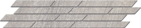 SG144/004 Декор Гренель Cen. Серый мозаичный 46.8х9.8