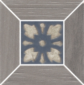 ID82 Декоративная вставка Слим Вуд Серый наборный 9.6x9.6