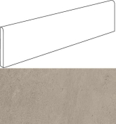 610130002164 Плинтус Wise Silver Grey Battiscopa 7.2x60